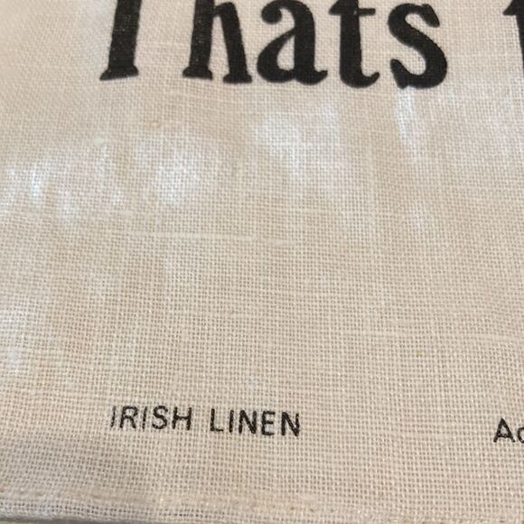 Ulster Cricket 6082 Tea Towel Irish Linen Marlebone Club Funny Humor 18.5x29 - Picture 4 of 5